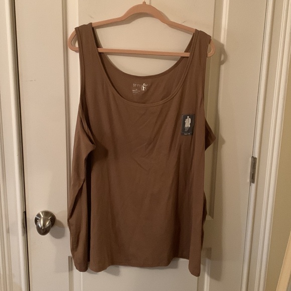 NWL Terra & Sky camel super soft cotton blend tank size 4x (28W-30W) - Picture 2 of 9